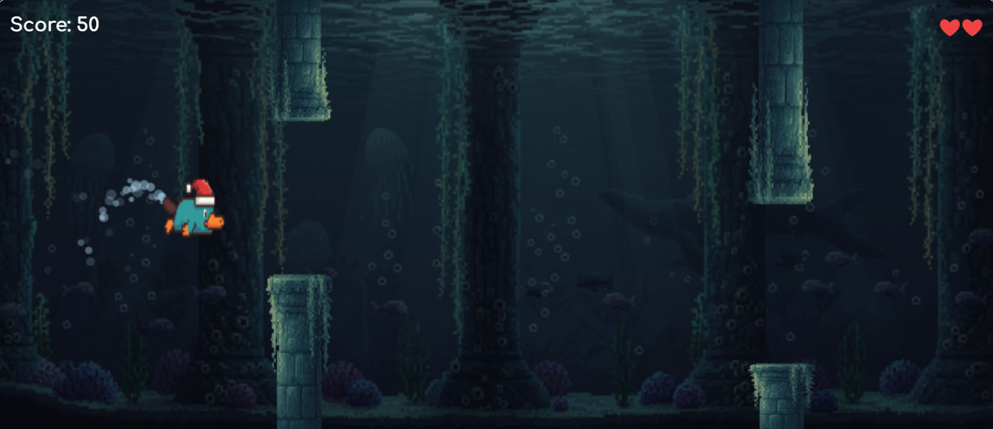 Platypus game — mode two screenshot